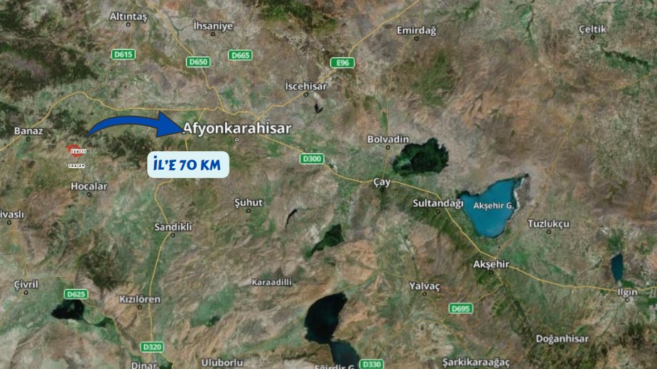 AFYONKARAHİSAR HOCALAR YEŞİLHİSAR KÖYÜNDE 174M² TARLAMIZ SATILIK - AFYONKARAHİSAR HOCALAR fotoğraf 4